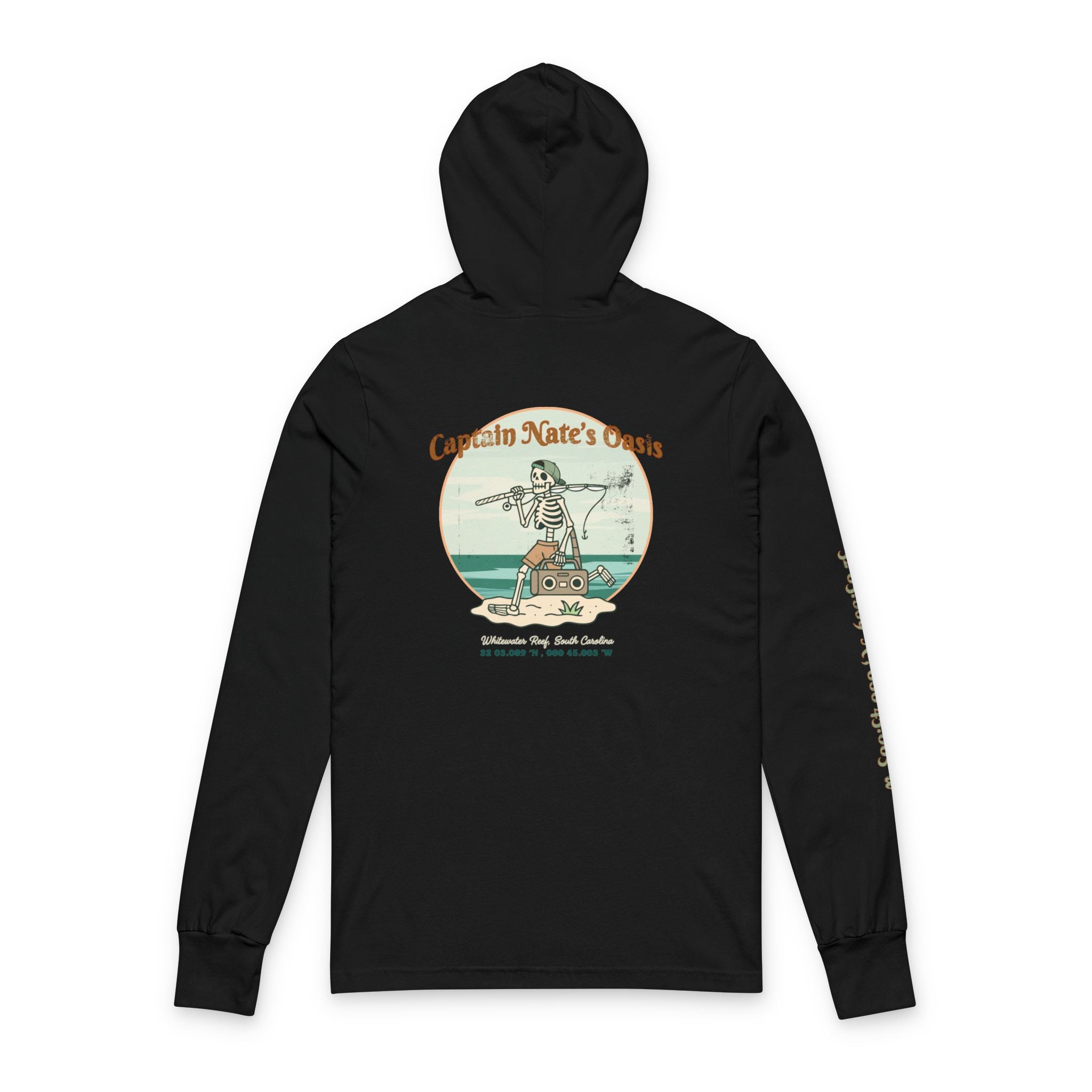 Unisex Rustic Oasis Hooded Long Sleeve Tee
