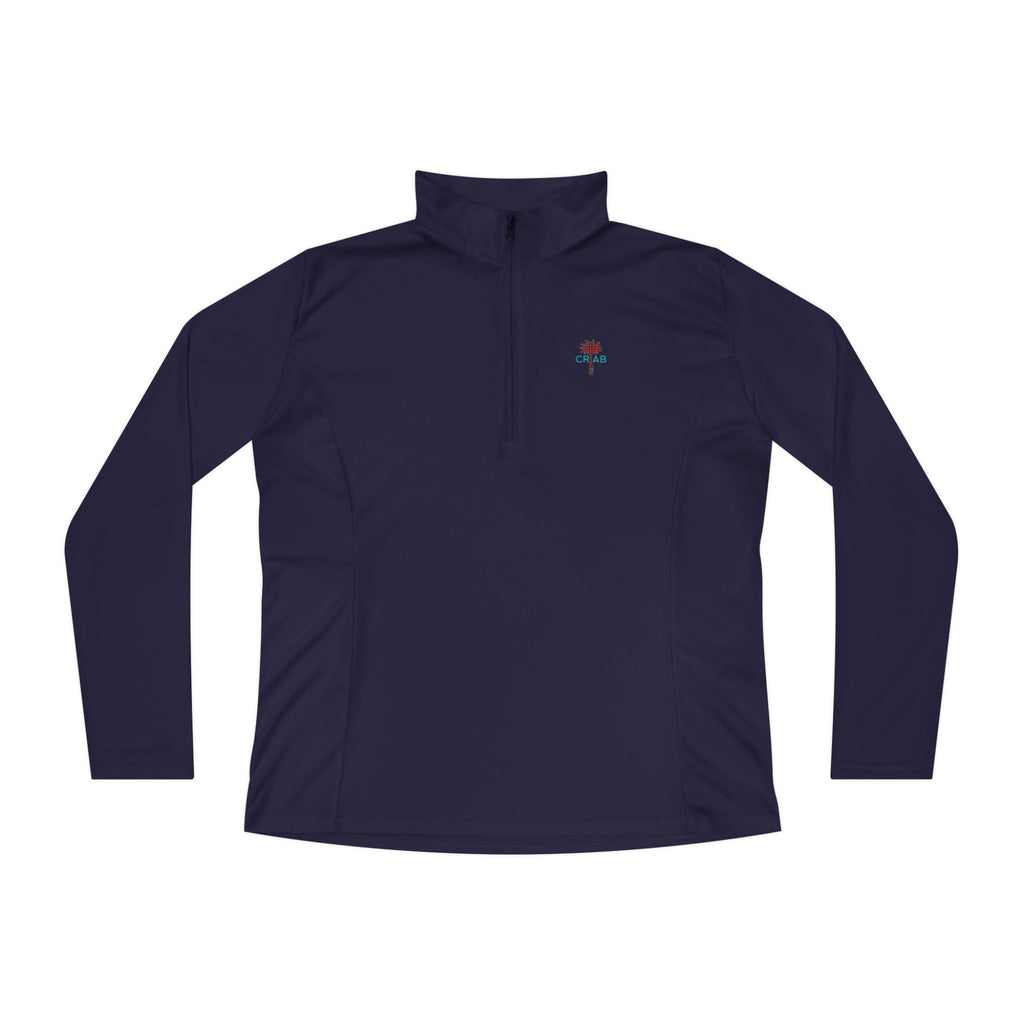 Ladies Plaid Nation Quarter-Zip Pullover