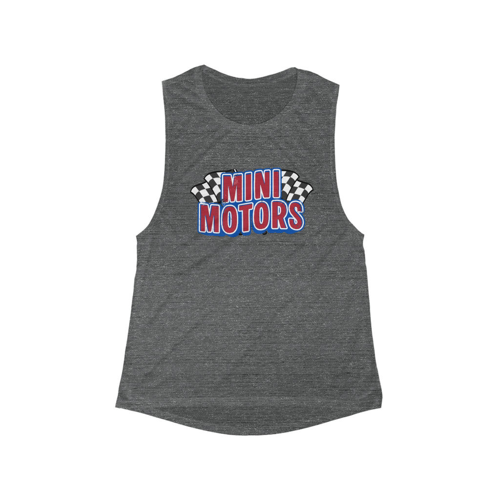 Distressed Flowy Muscle Tank