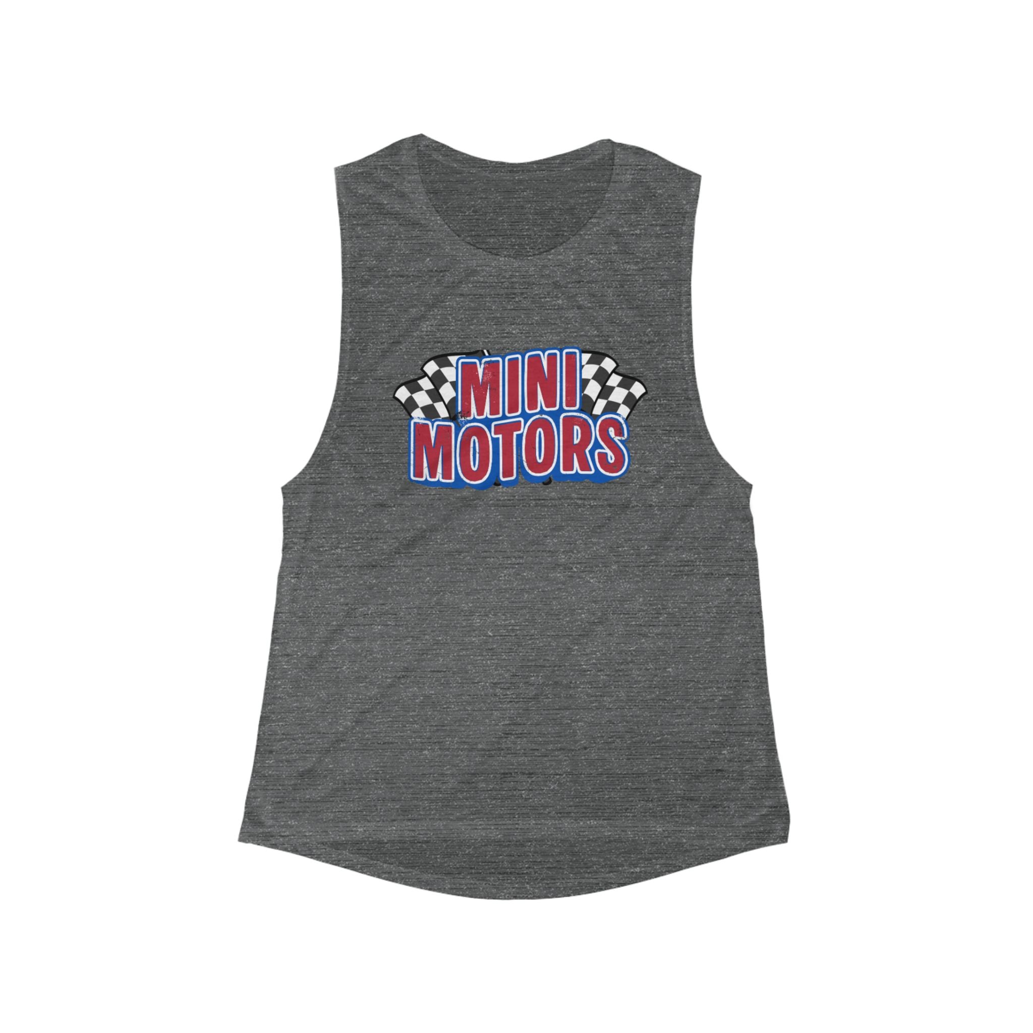 Distressed Flowy Muscle Tank