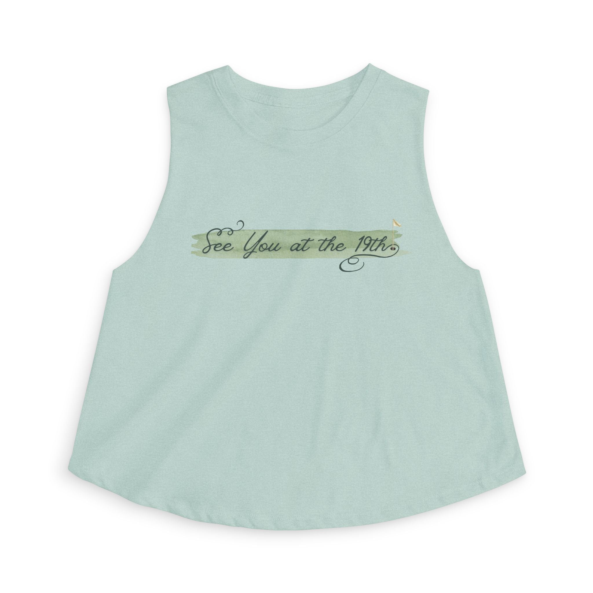 See you at the 19th women's cropped tank
