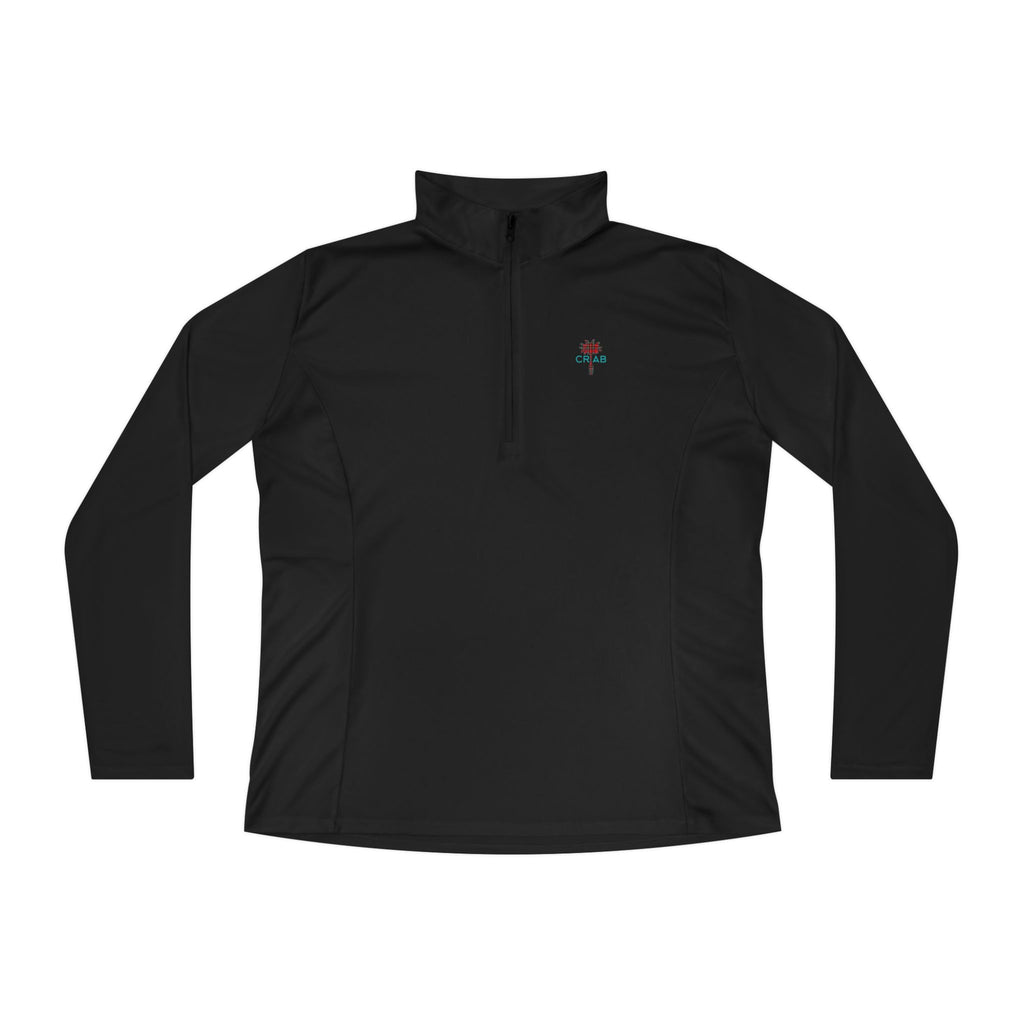 Ladies Plaid Nation Quarter-Zip Pullover