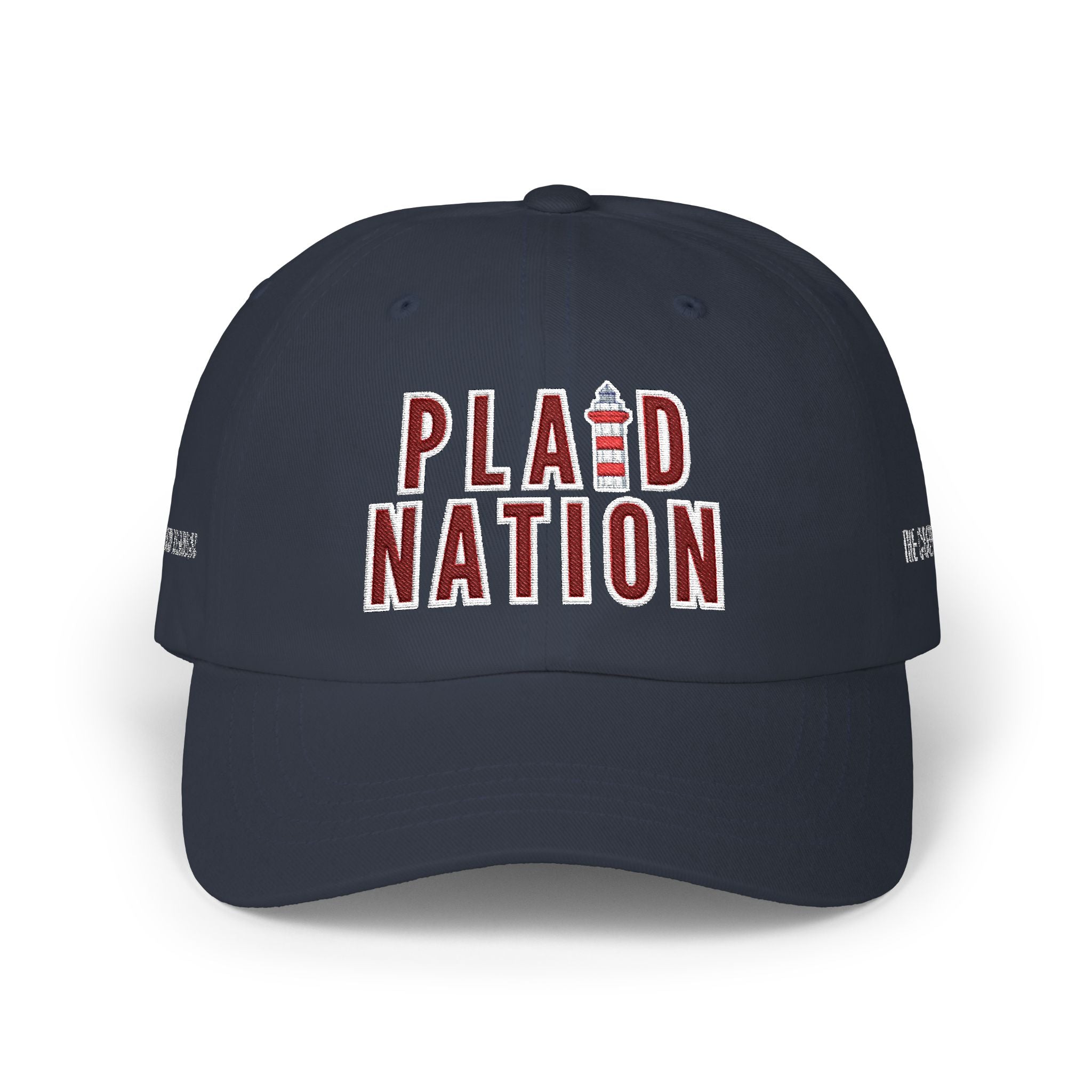 Embroidered Plaid Nation hat