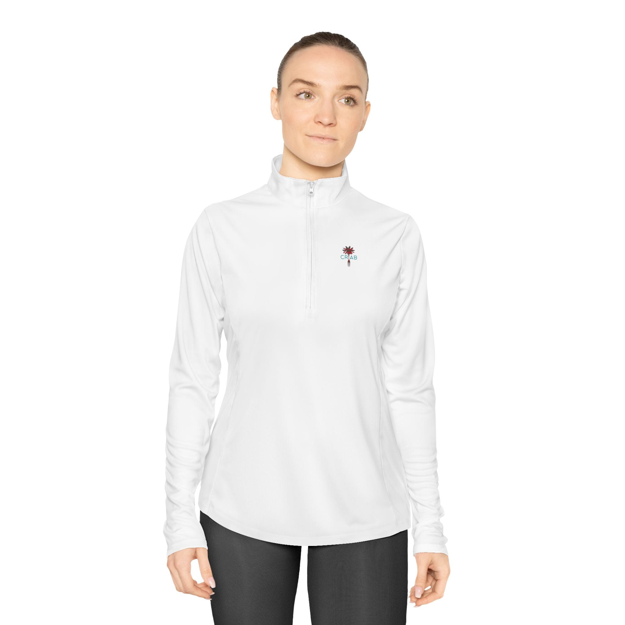 Ladies Plaid Nation Quarter-Zip Pullover