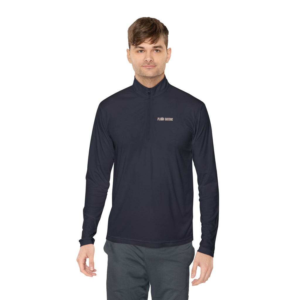 Men's Plaid Nation Quarter-Zip Pullover