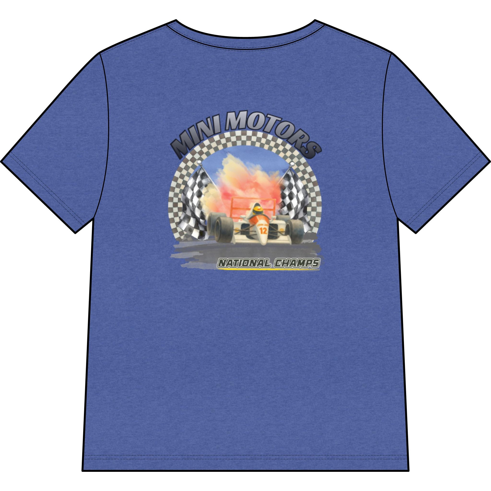 Champions watercolor V Neck