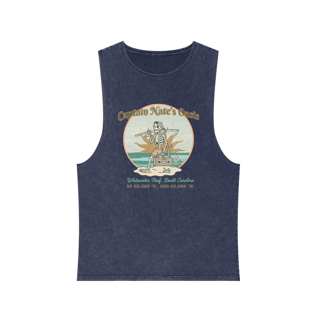 Weathered Oasis stonewash tank