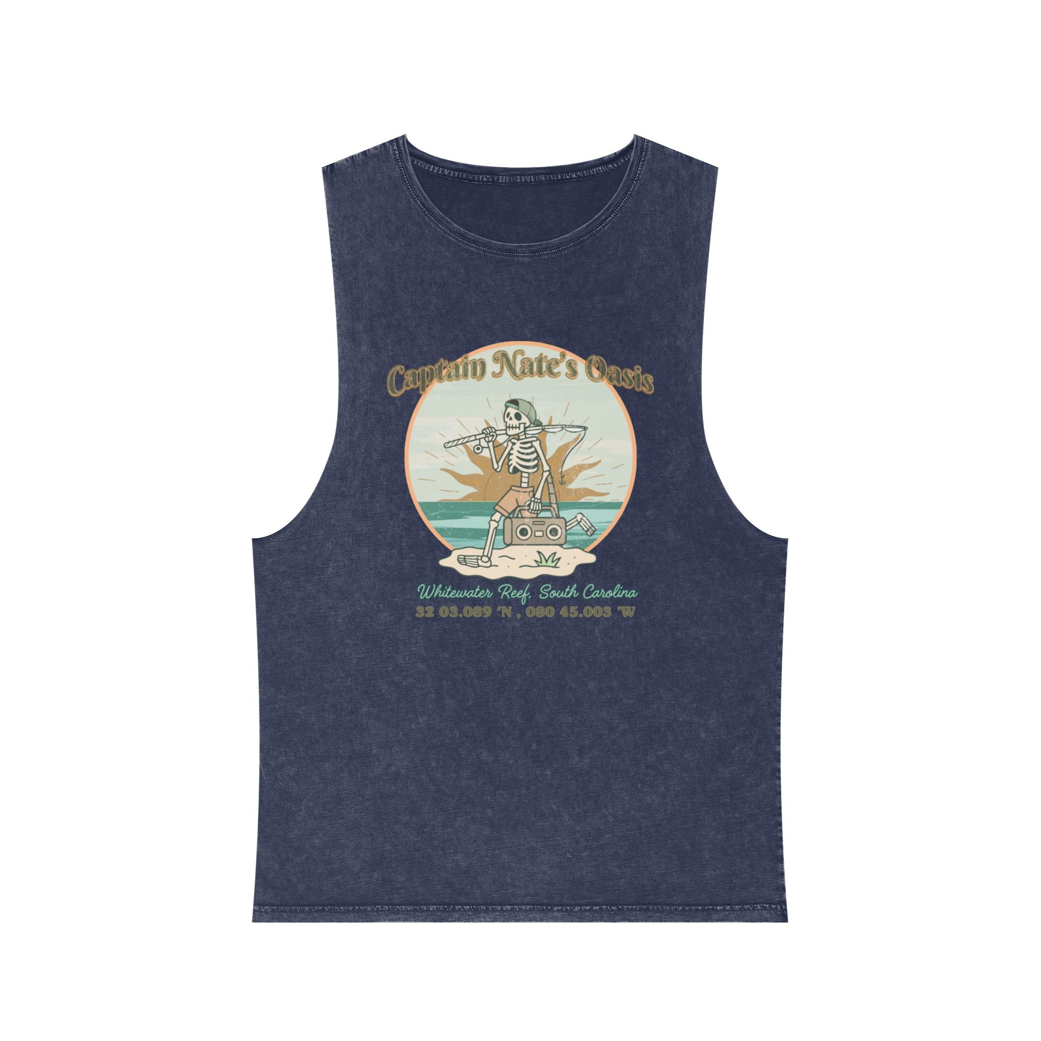 Weathered Oasis stonewash tank