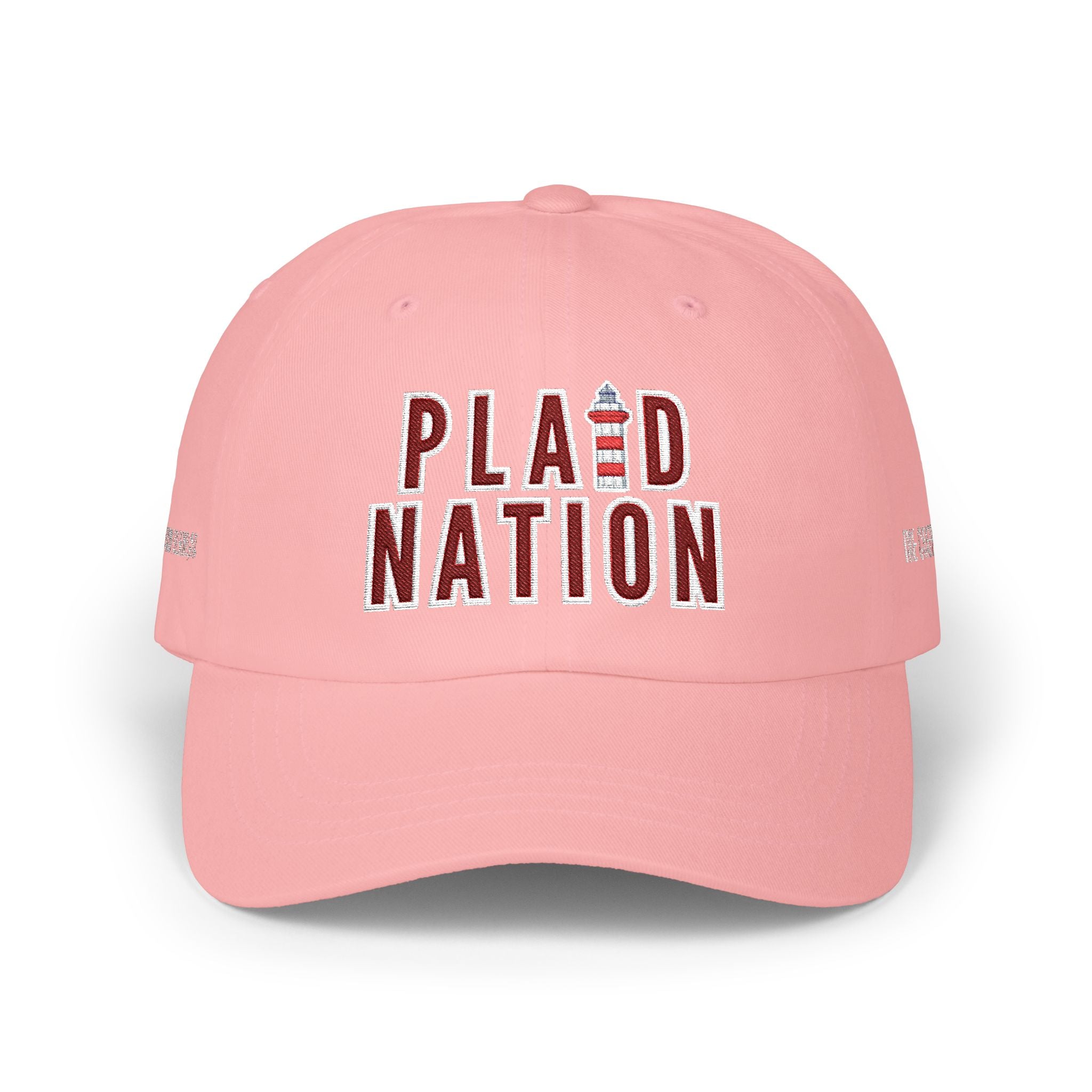Embroidered Plaid Nation hat