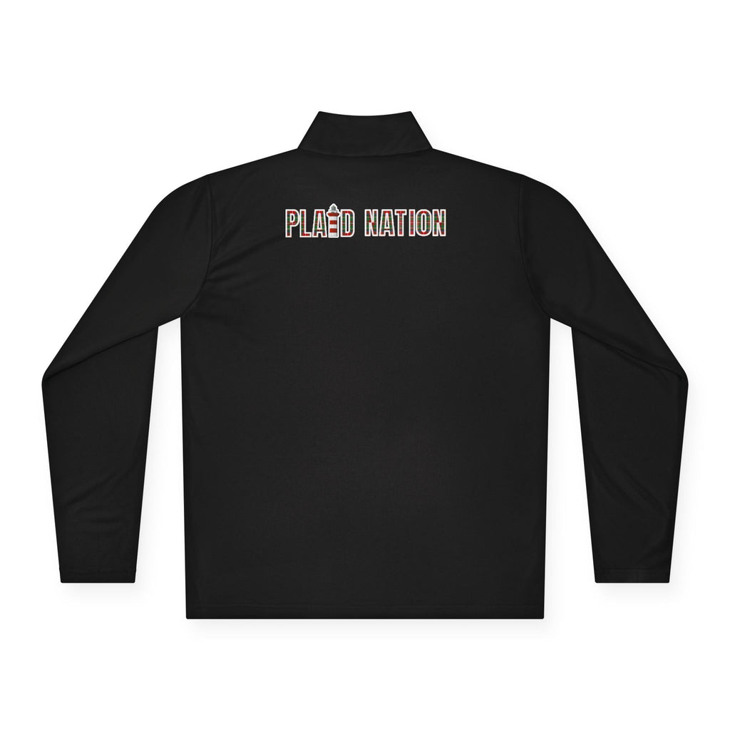 Men's Plaid Nation Quarter-Zip Pullover