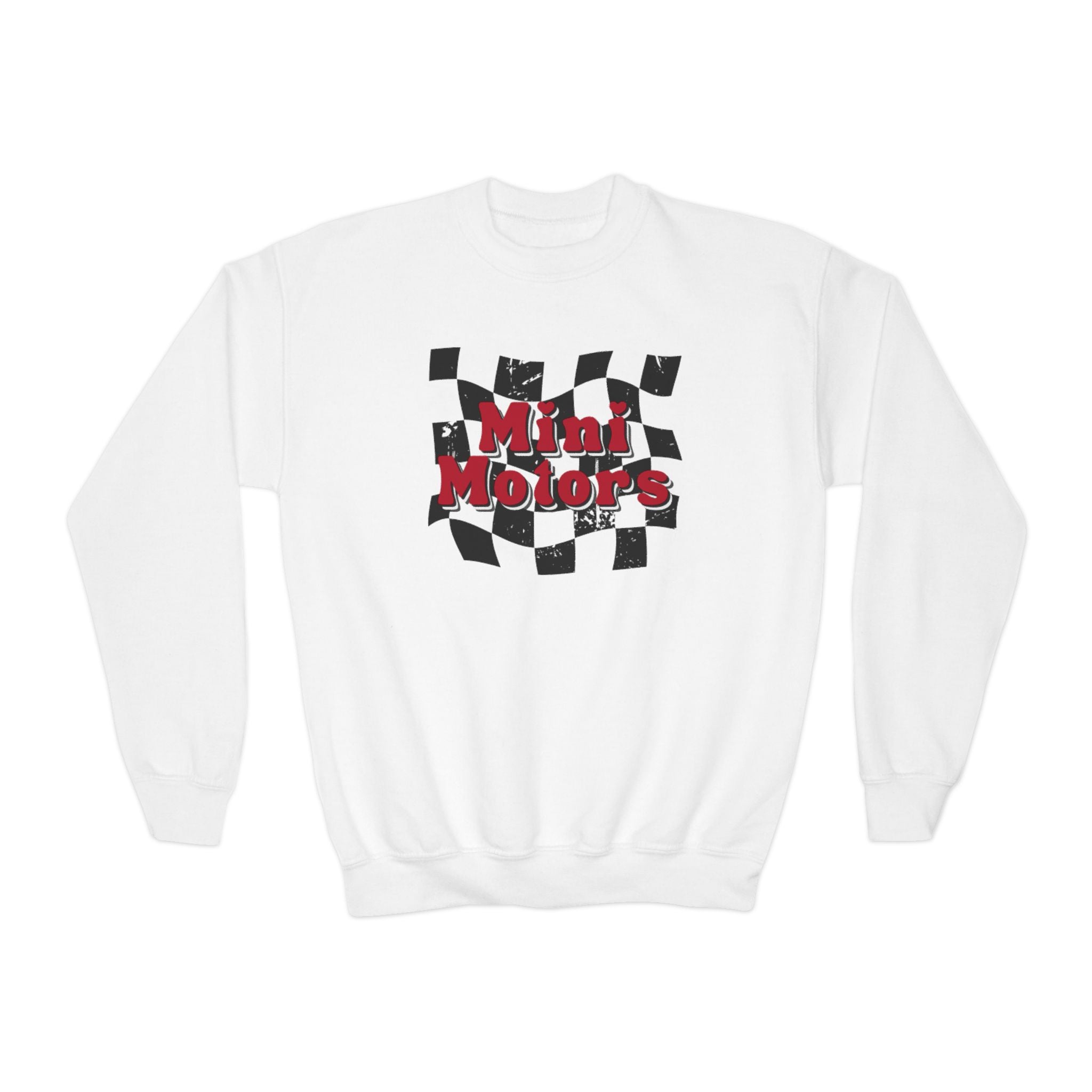 Youth Checkered Crewneck