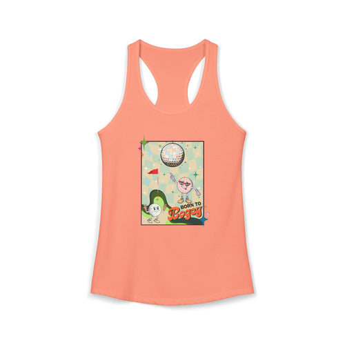 Born to Bogey Racerback Tank