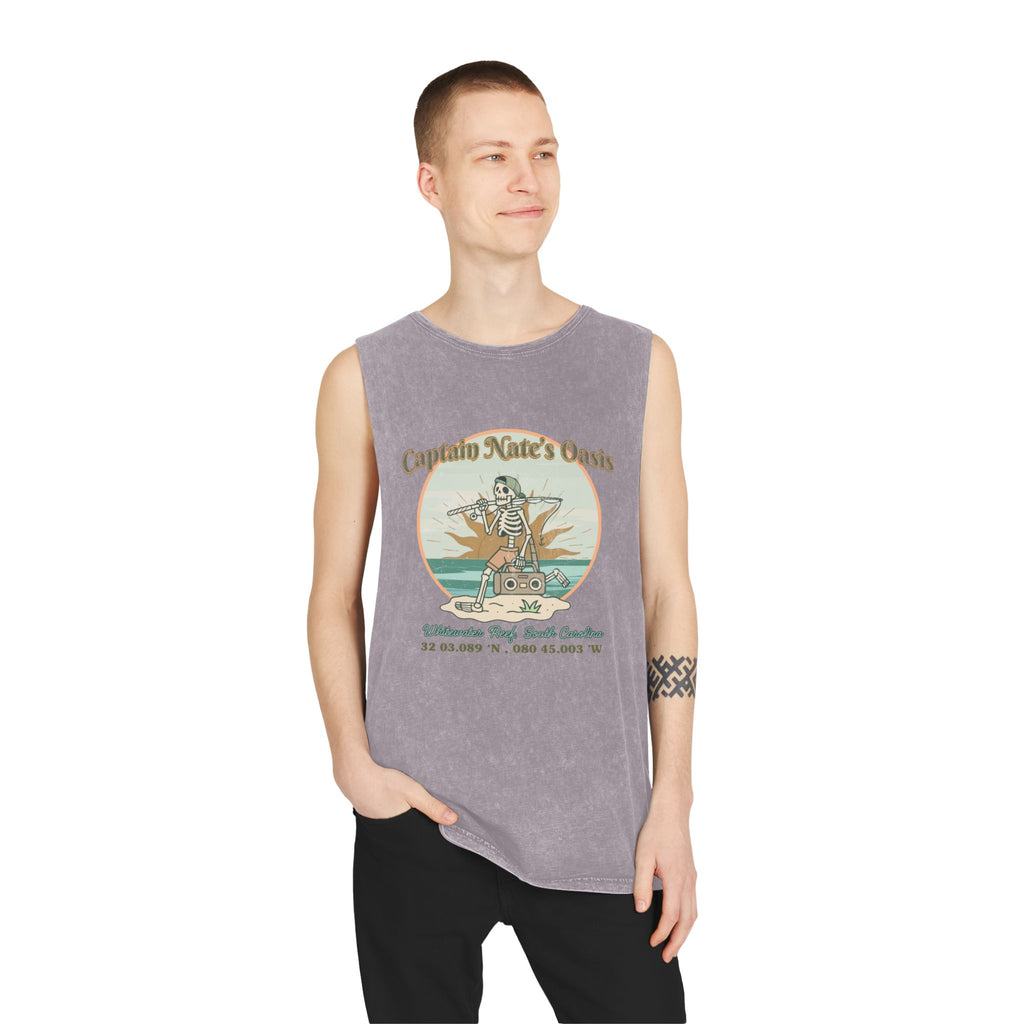 Weathered Oasis stonewash tank