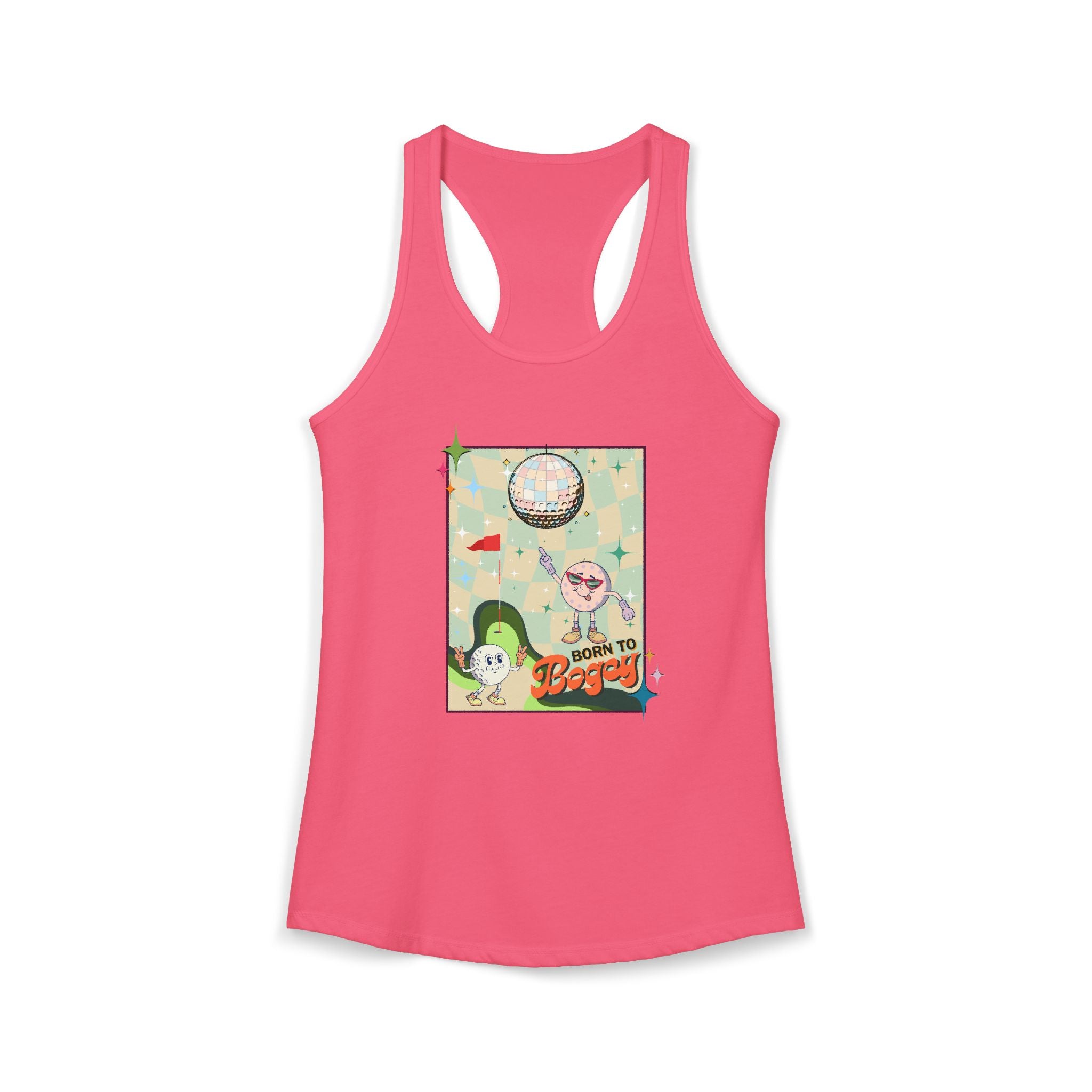 Born to Bogey Racerback Tank