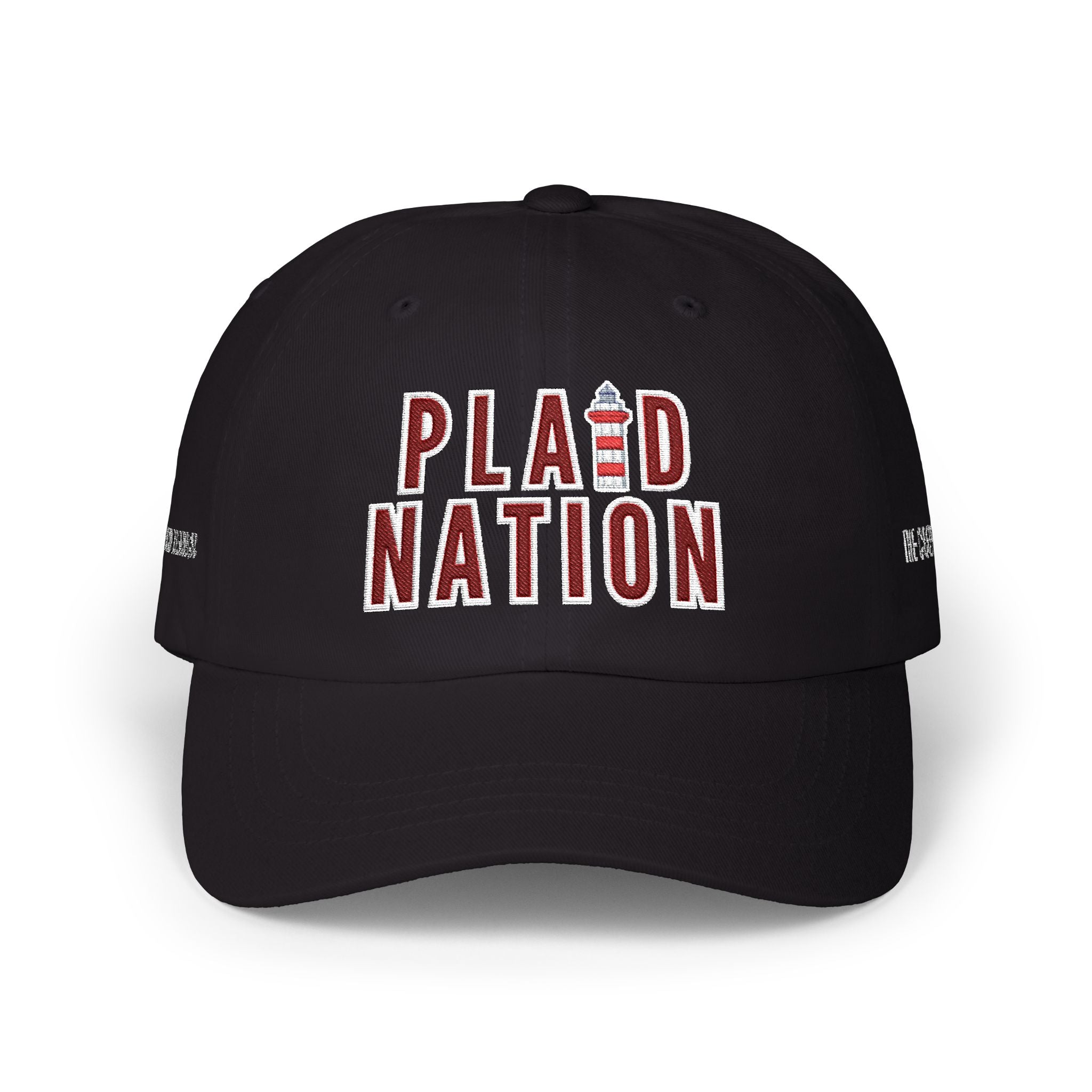 Embroidered Plaid Nation hat