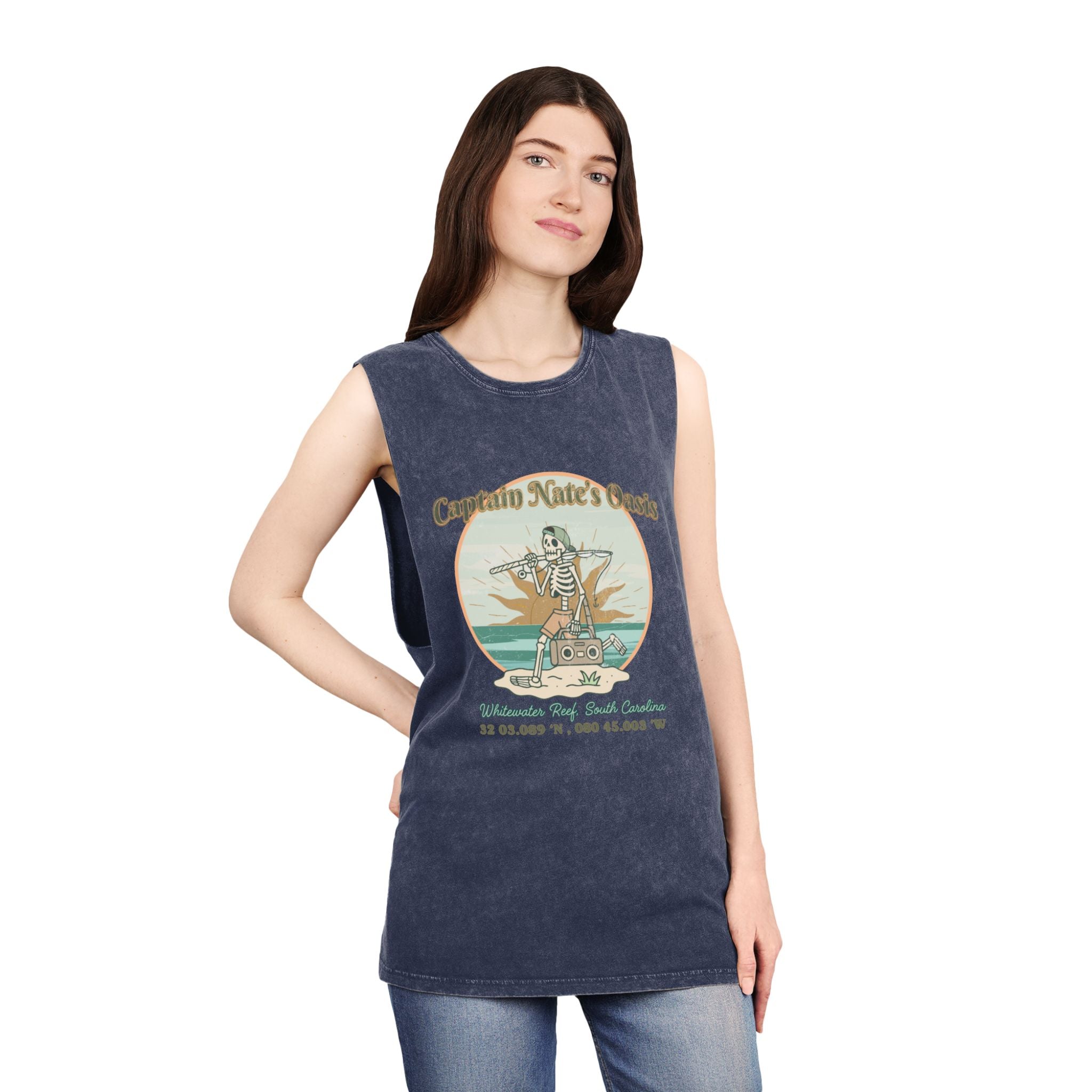 Weathered Oasis stonewash tank