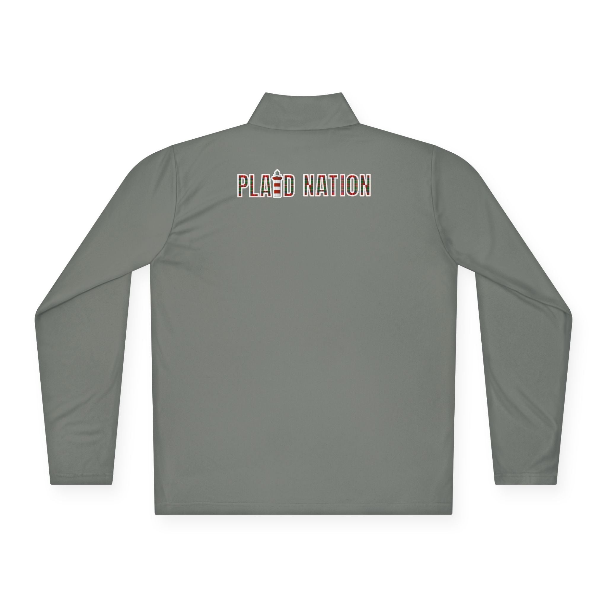 Men's Plaid Nation Quarter-Zip Pullover