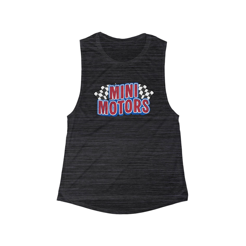 Distressed Flowy Muscle Tank