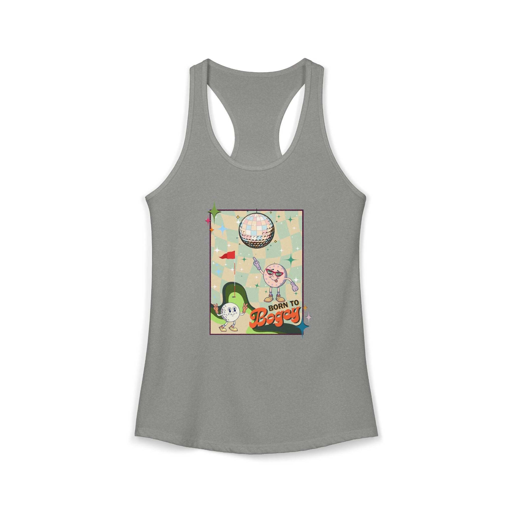 Born to Bogey Racerback Tank