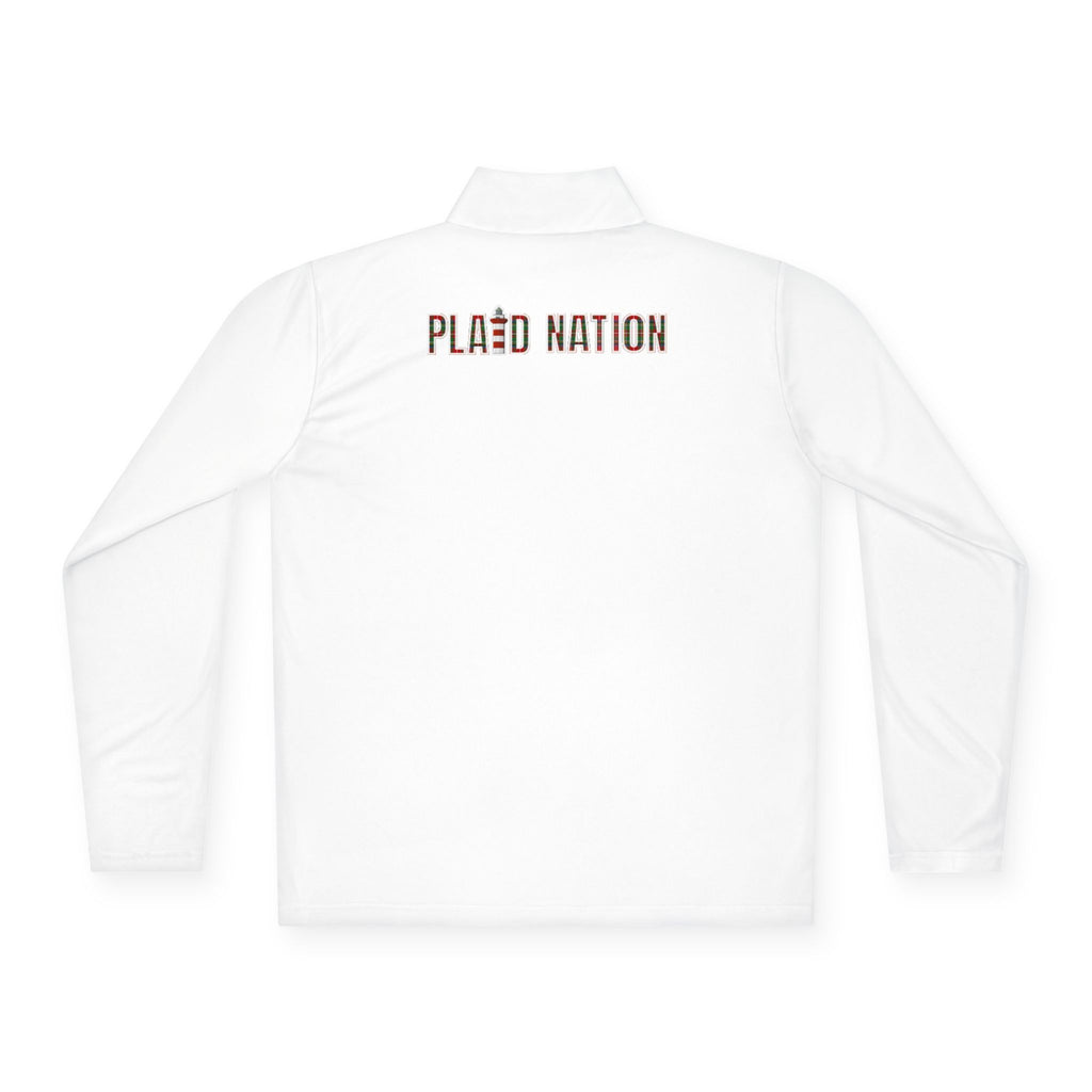 Men's Plaid Nation Quarter-Zip Pullover