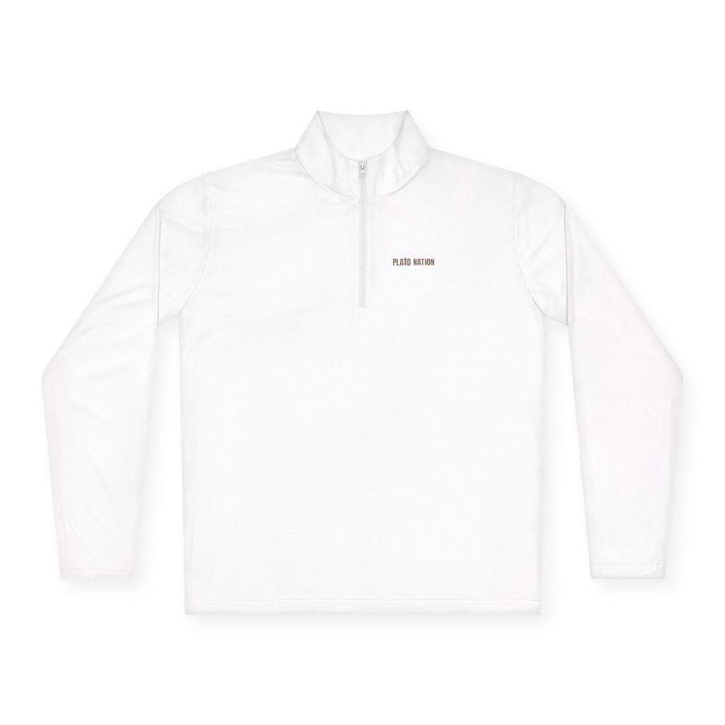 Men's Plaid Nation Quarter-Zip Pullover