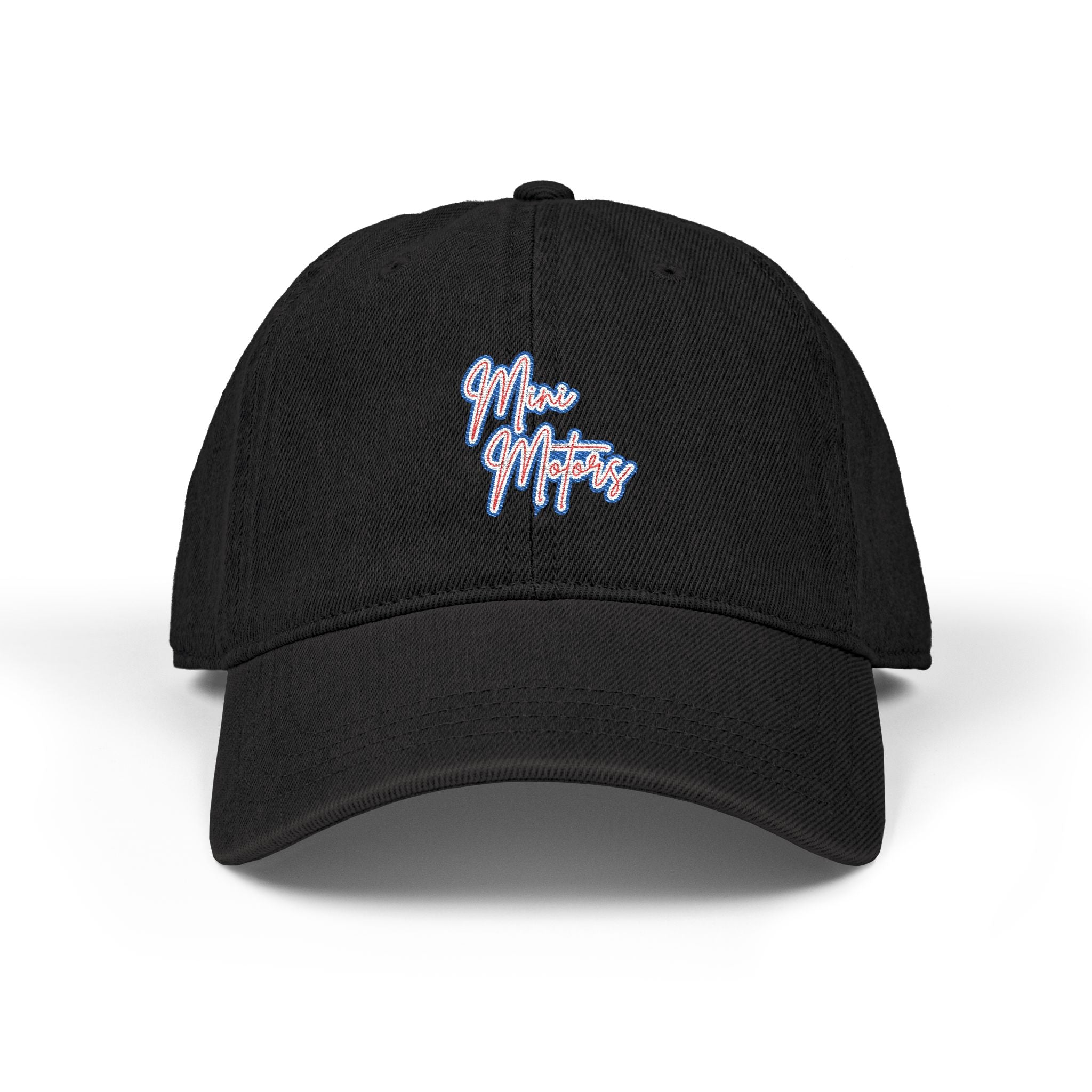 Mini Denim Embroidered Hat