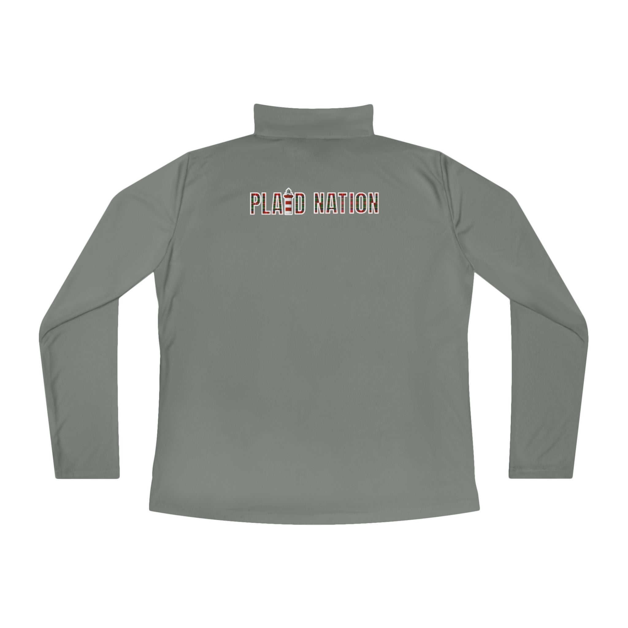 Ladies Plaid Nation Quarter-Zip Pullover