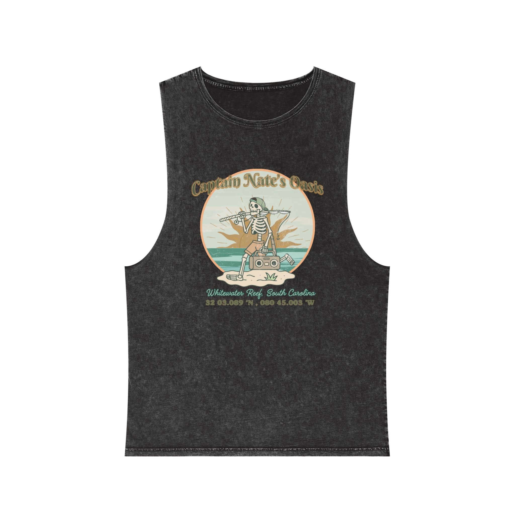 Weathered Oasis stonewash tank