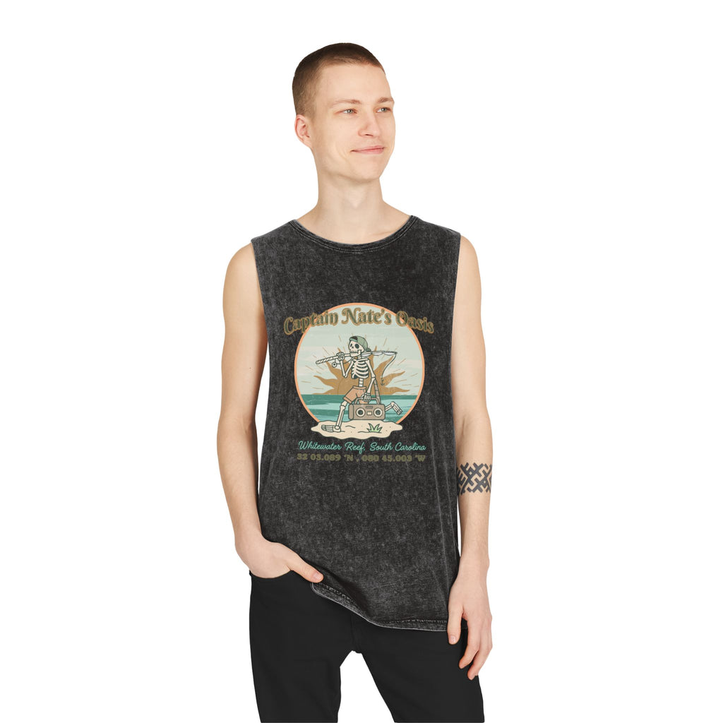Weathered Oasis stonewash tank
