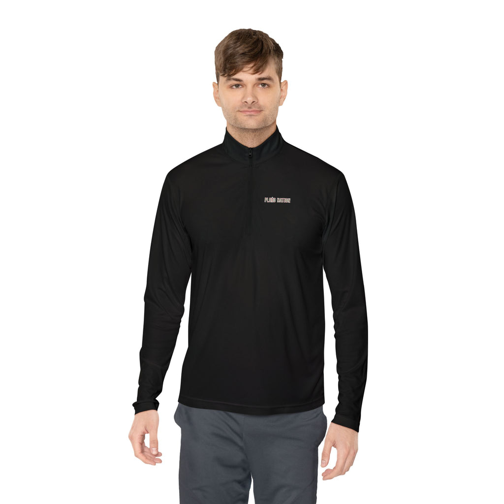 Men's Plaid Nation Quarter-Zip Pullover