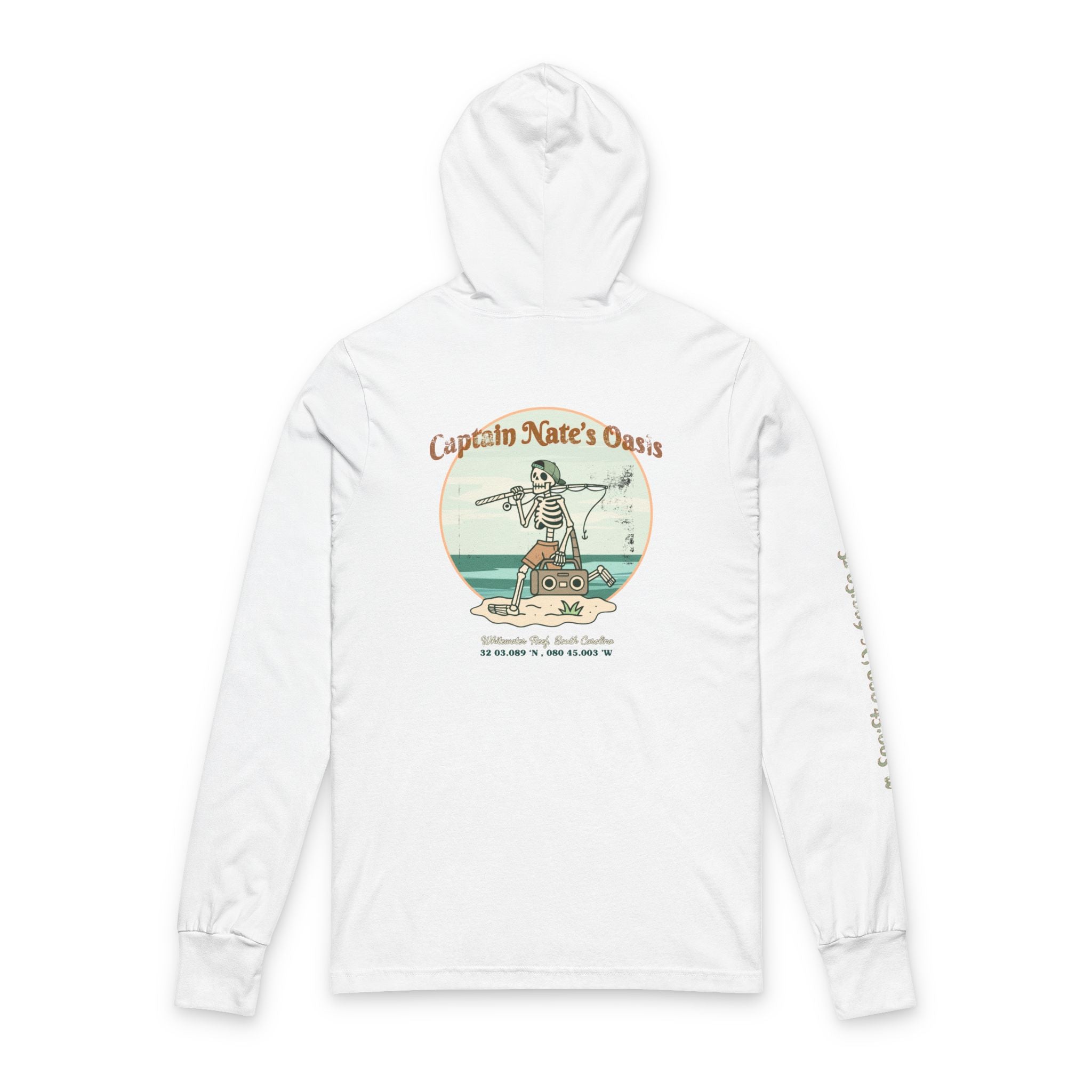 Unisex Rustic Oasis Hooded Long Sleeve Tee